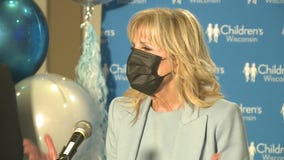First Lady Jill Biden, Second Gentleman Doug Emhoff speak at Children's Wisconsin