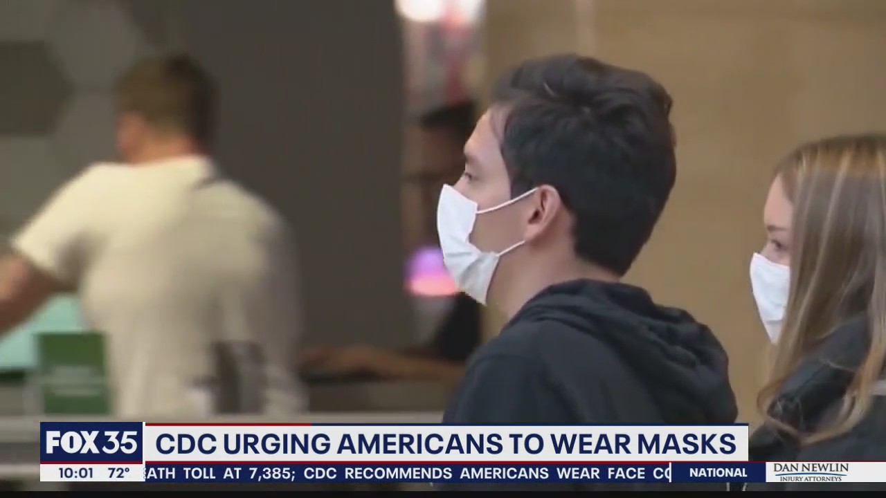 CDC urging Americans to wear masks