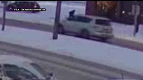 Surveillance video, Milwaukee firefighters hit while shoveling
