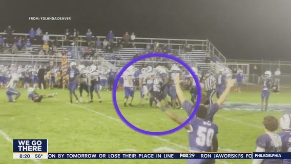 Local high schooler born without a foot excels on football team