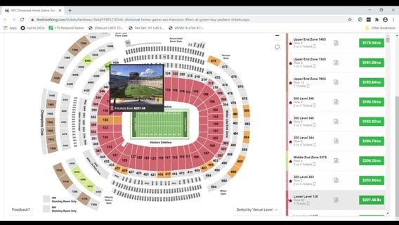 Packers playoffs tickets for 49ers game available
