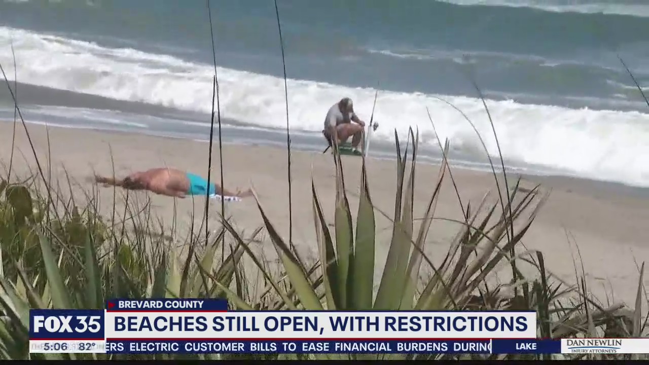 Some Brevard beaches still open with restrictions
