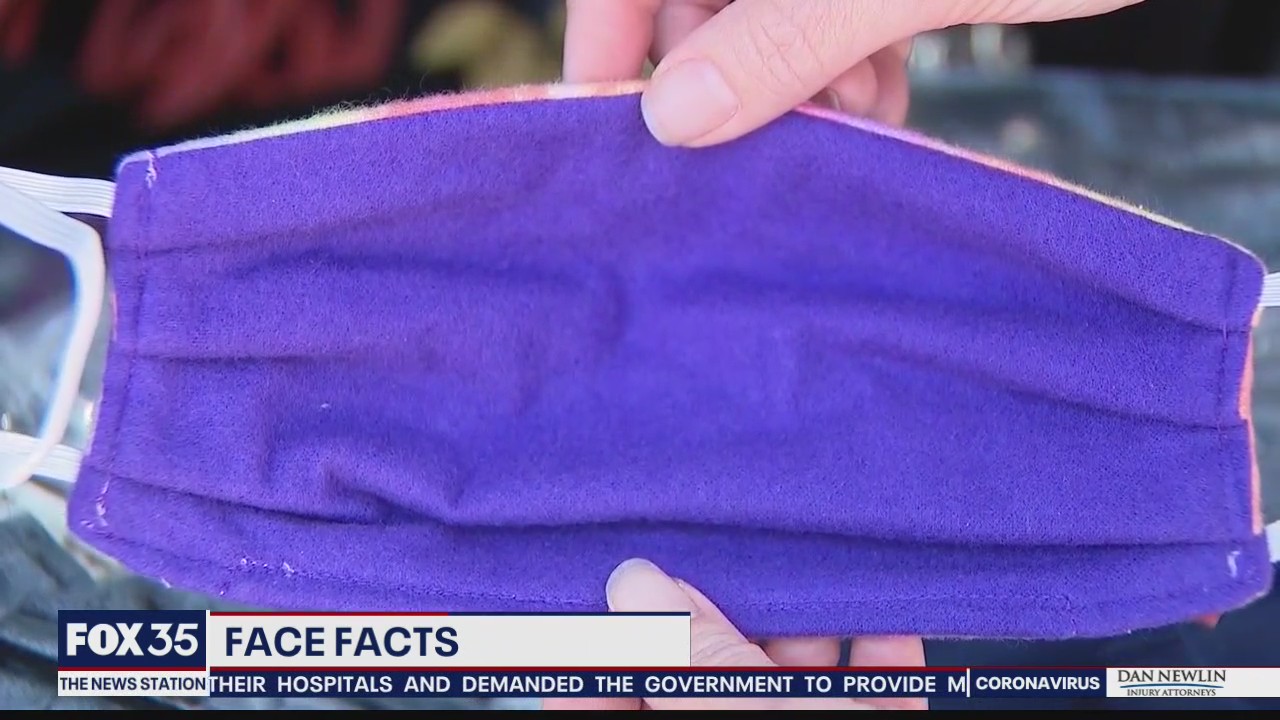 Seamstress making face masks