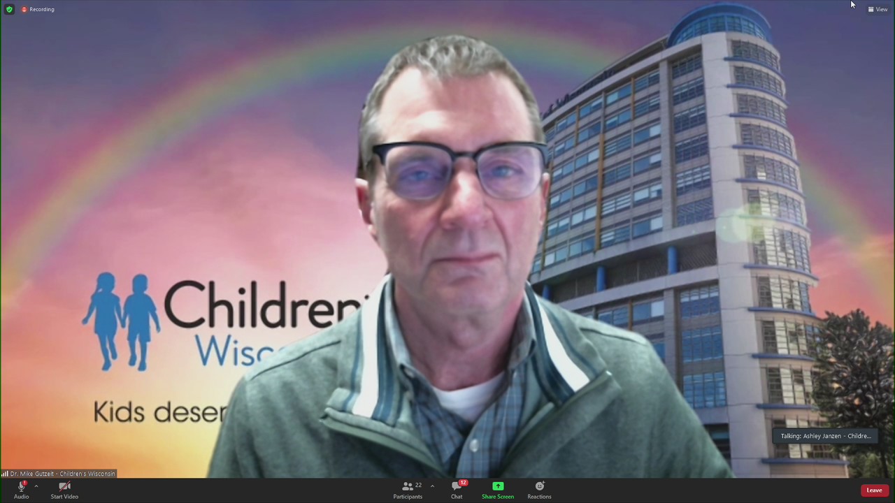 Pediatric COVID-19 trends report from Children's Wisconsin