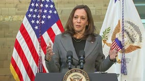 Vice President Kamala Harris in Milwaukee, talks about lead pipe replacement