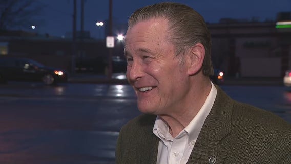Former Milwaukee Alderman Bob Donovan speaks after advancing in mayoral primary