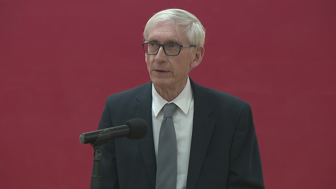 Gov. Evers news conference in West Bend following 2022 State of the State address