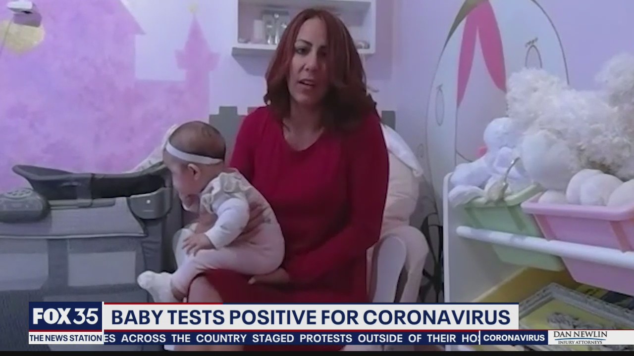 Baby tests positive for coronavirus