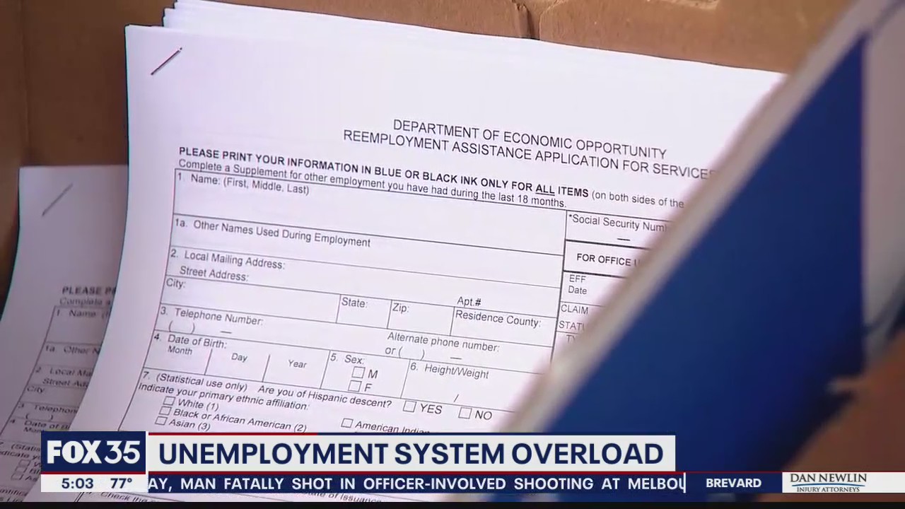 Unemployment system overload