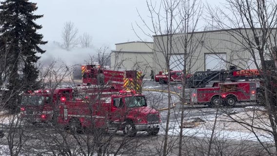 Fire in structure at Germantown wholesale florist
