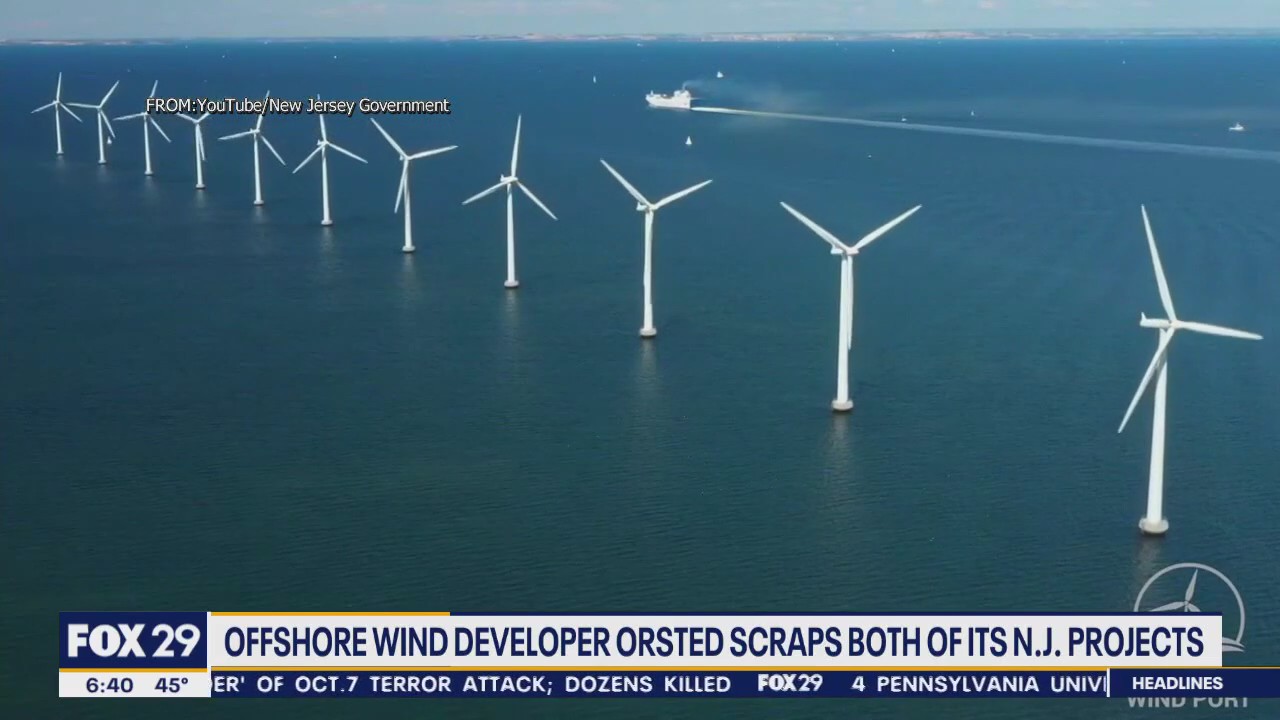 2 offshore wind power projects in New Jersey scrapped by Orsted