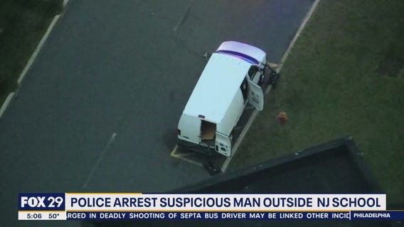 Police arrest 'suspicious' man outside South Jersey school