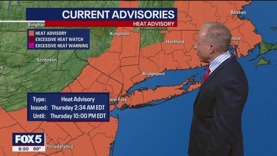 Latest NYC weather, heat advisories