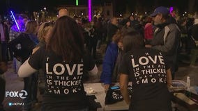 Sonoma Strong: Glowstick vigil uplifts, unites