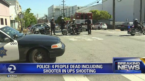 4 killed in shooting at SF UPS facility