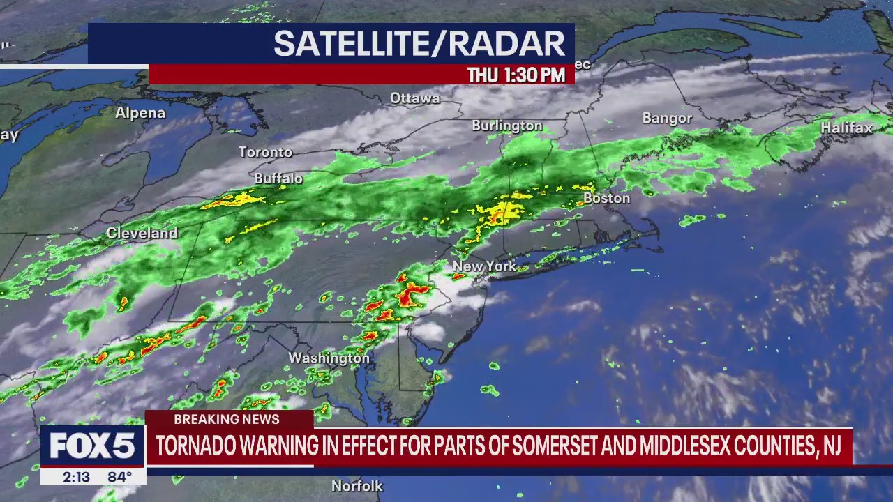Severe thunderstorms arriving in NYC: Forecast