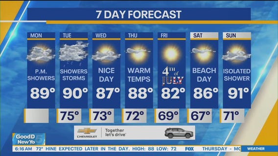 NYC weather forecast