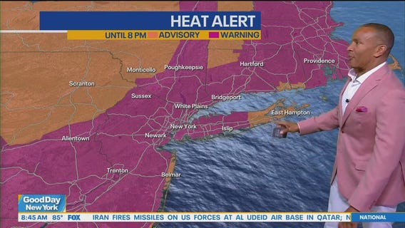 Heat and humidity continues in NYC area