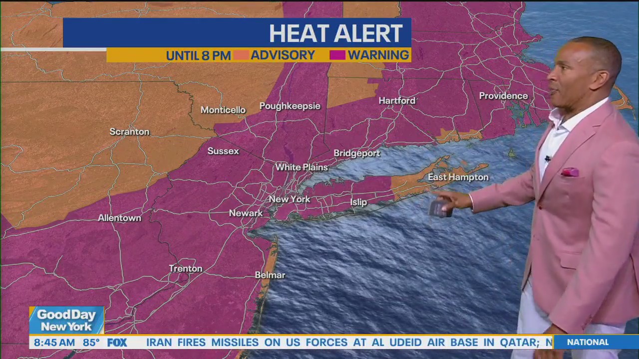 Heat and humidity continues in NYC area