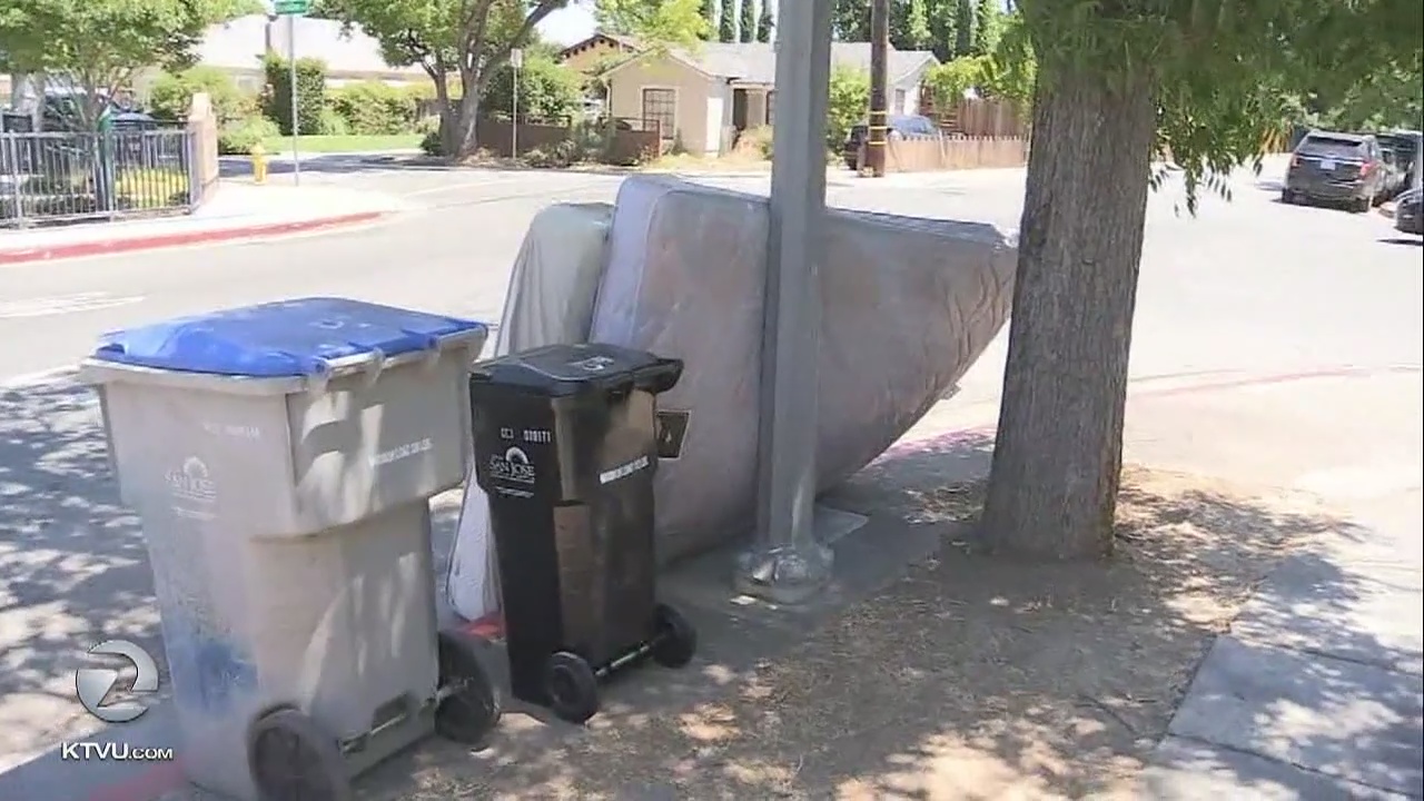 Illegal trash dumping spikes in San Jose