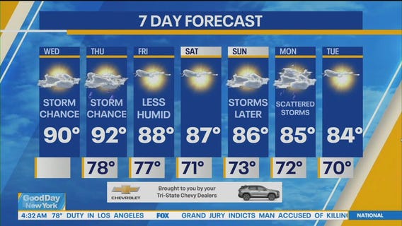 NYC weather forecast