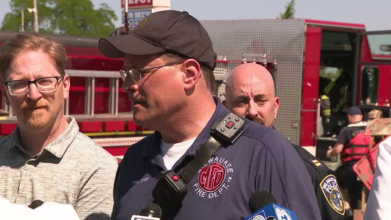 MFD provides update on 3 swept into drainage tunnel | FOX6 Milwaukee