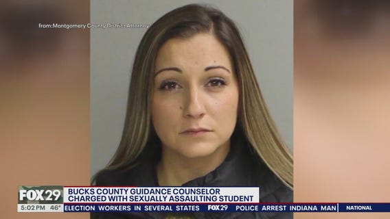 Bucks County middle school counselor charged with sexual-related crimes towards student