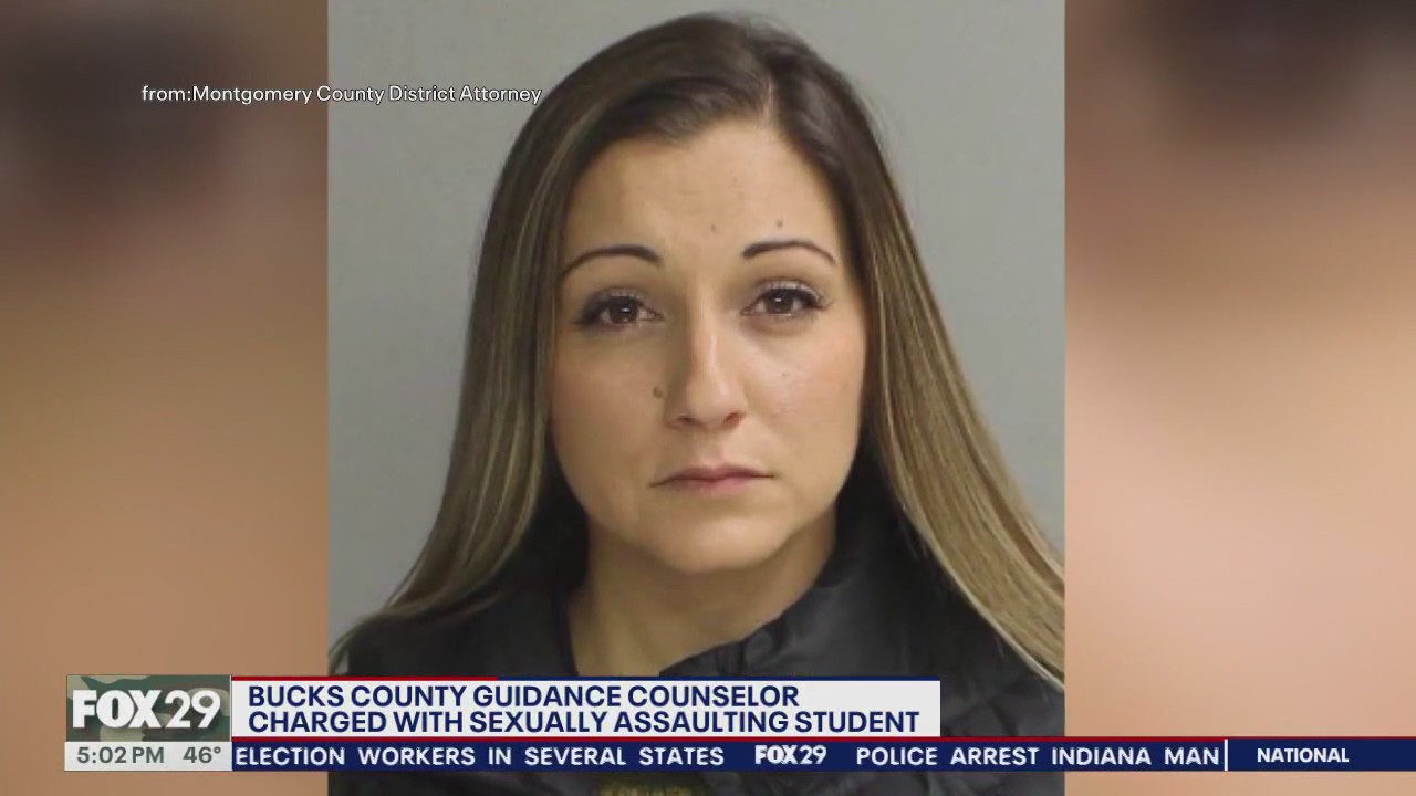 Bucks County middle school counselor charged with sexual-related crimes towards student