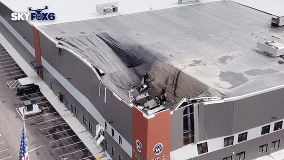 SKYFOX: Roof collapse at business in New Berlin