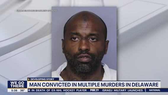 Suspected serial killer faces life in prison after being convicted of 2 murders in Delaware