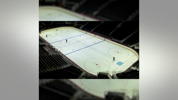 Time-lapse video of ice rink being created at Fiserv Forum