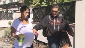 Homeless couple anxiously await baby, but kids not allowed in shelter