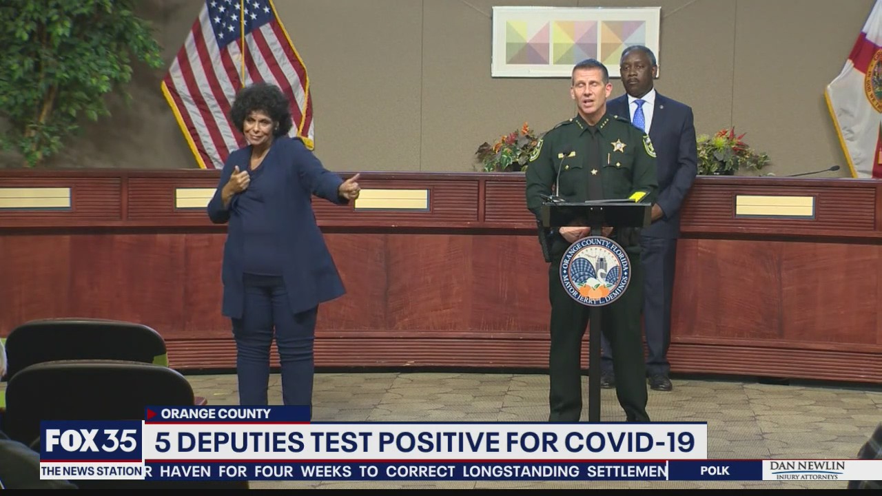 5 Orange County sheriff's deputies test positive for COVID-19
