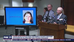 Judge rejects plea for Berks County woman charged with killing her 2 children