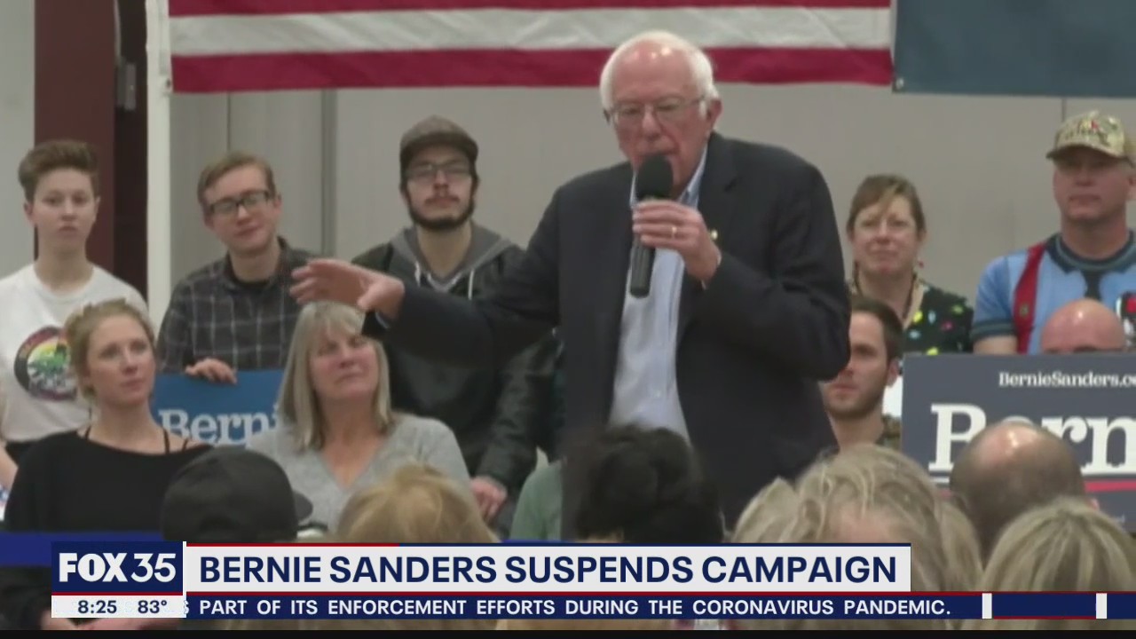 Bernie Sanders suspends campaign
