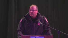 Waukesha remembrance ceremony; Fire Chief Steve Howard speaks