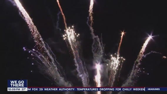 Philadelphia kicks off the holiday season with fireworks, shopping