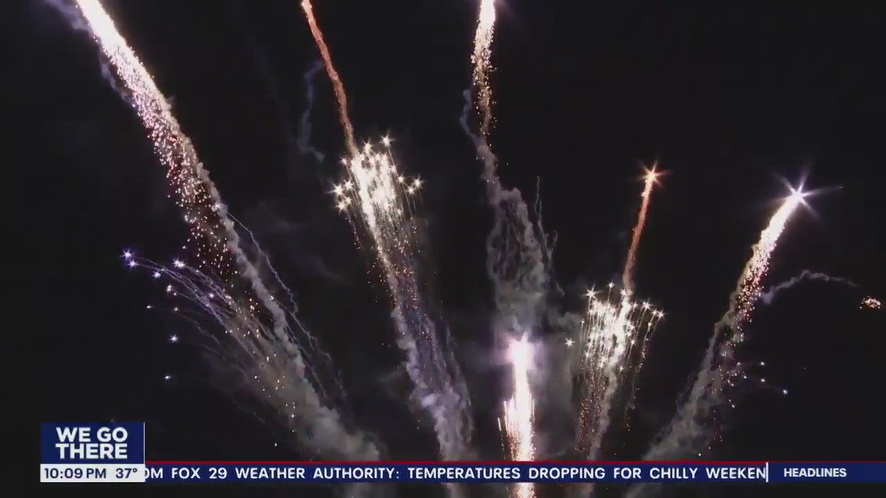 Philadelphia kicks off the holiday season with fireworks, shopping