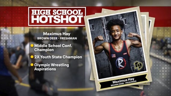 For Maximus Hay, Brown Deer wrestler, sport is a family affair