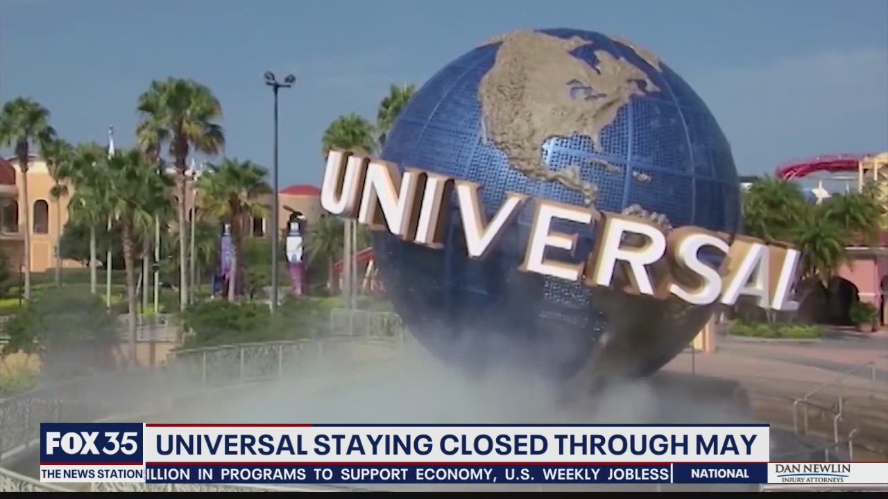 Universal staying closed through May