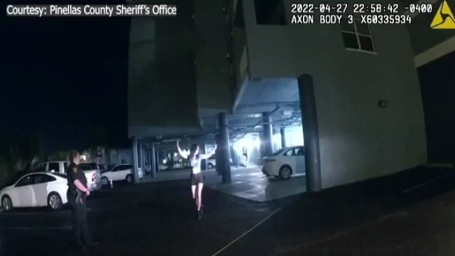 Woman dances her way through field sobriety test