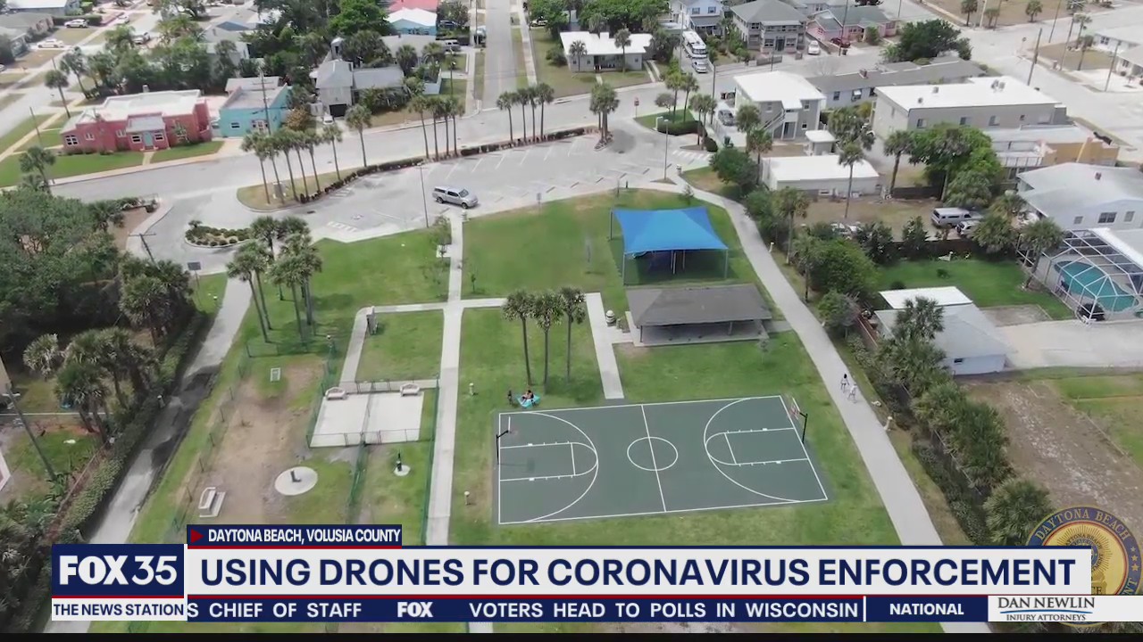 Using drones for coronavirus enforcement