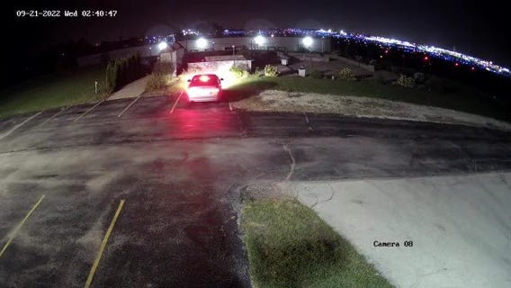 St. Francis business vandalized; police seek BMW, 3 people