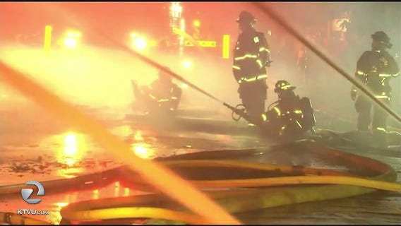 3-alarm fire rips through Lafayette building, home to Chamber of Commerce