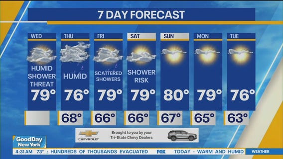 NYC weather forecast