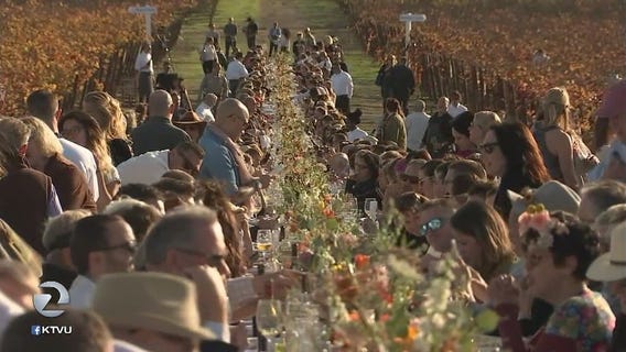Celebrity Chef holds fundraiser dinner in Wine Country