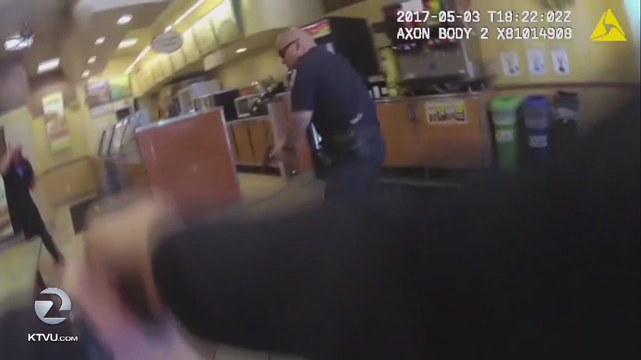 SFPD releases video from officer involved shooting inside Subway restaurant