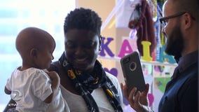 Toddler undergoes chemo; hospital now using musical therapy