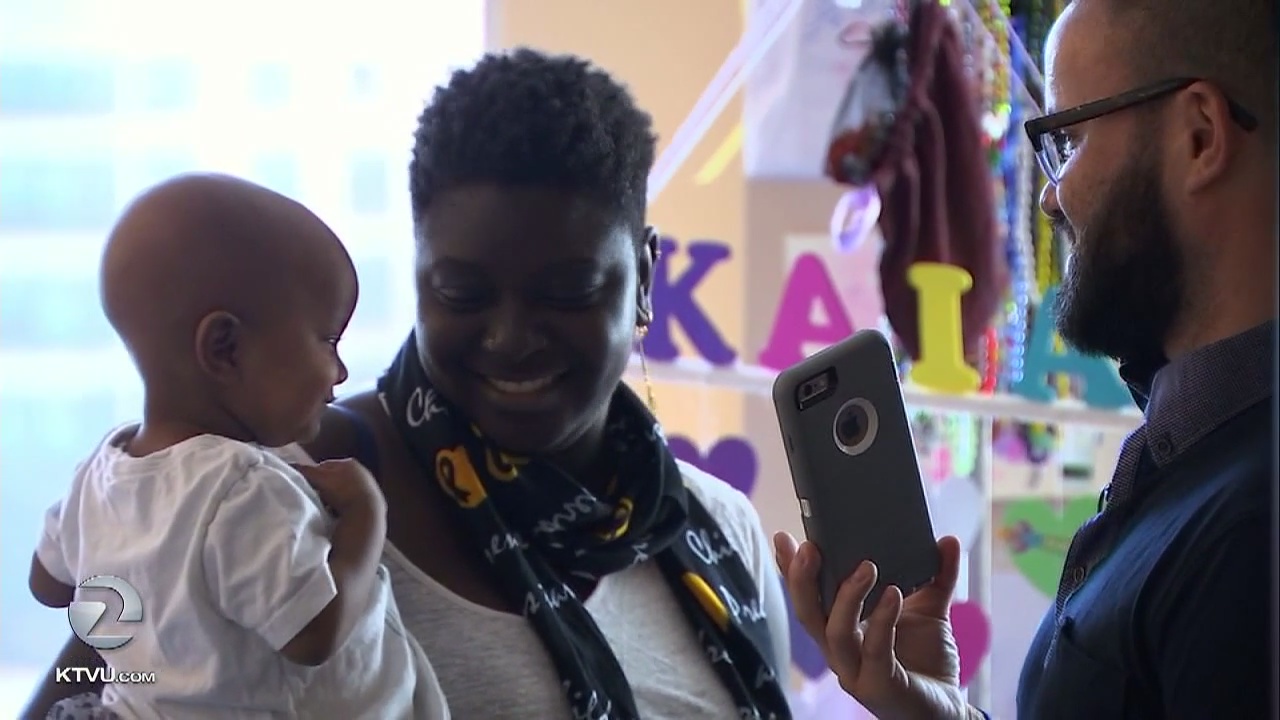 Toddler undergoes chemo; hospital now using musical therapy