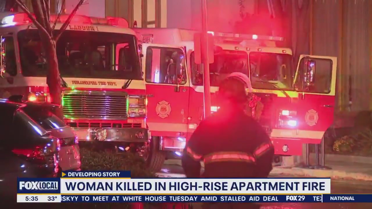 Woman dies in Philadelphia high rise apartment fire | FOX 29 Philadelphia